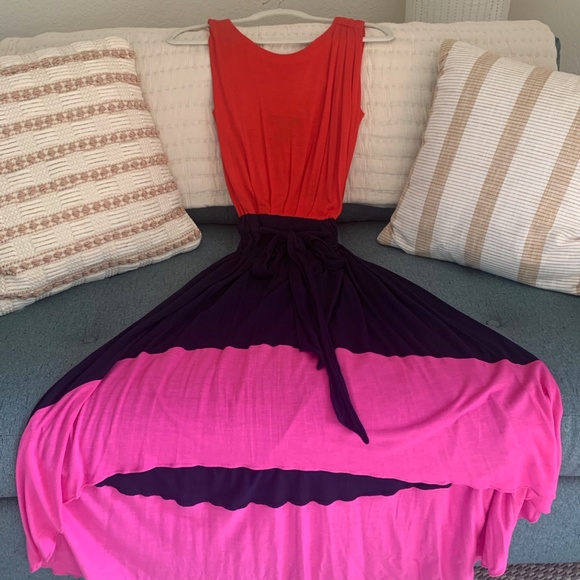 Marc by Marc Jacobs Color Block High-Low Dress - Picture 6 of 7